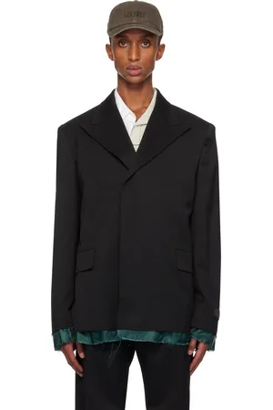Maison Margiela Black Virgin Wool Blazer
