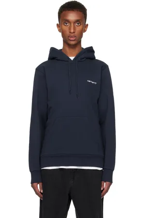 Carhartt Navy Script Embroidery Hoodie