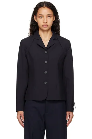 SANDY LIANG Navy Biscuit Blazer