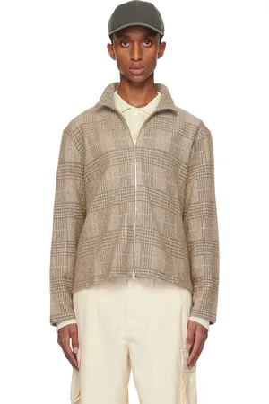 OUR LEGACY Beige Shrunken Fullzip Jacket