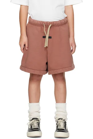 FEAR OF GOD Kids Burgundy Soccer Shorts