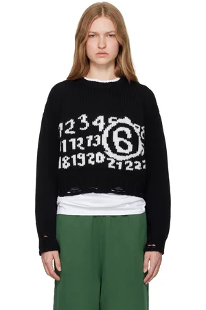 Maison Margiela Black Numeric Sweater