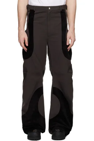 CMMAWEAR Brown Articulated Dart Trousers