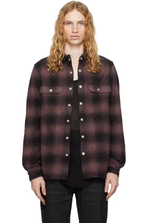 Rick Owens Brown Porterville Outershirt Jacket