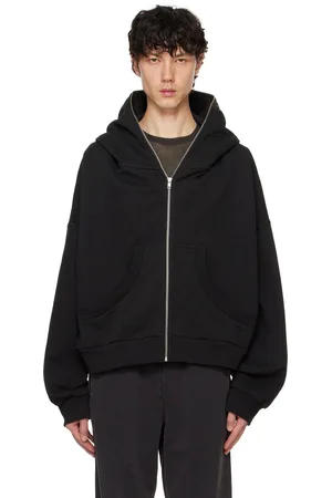 Entire Studios Black Eternal Zip Hoodie