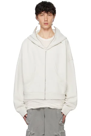 Entire Studios Off-White Full Zip Hoodie