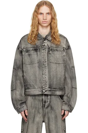 Entire Studios Gray Gem Denim Jacket