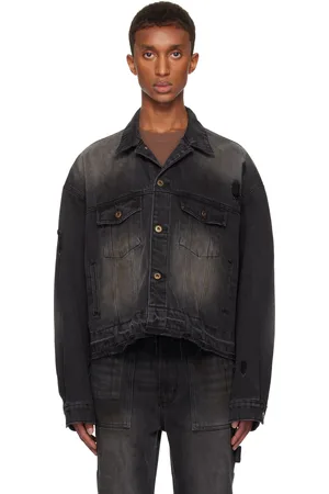 We11 Done Distressed Denim Jacket