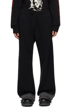 We11 Done Destroyed Color Block Lounge Pants