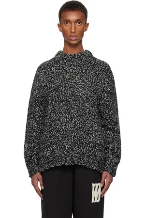 We11 Done Black & White Chunky Knit Sweater