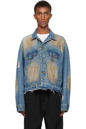 We11 Done Distressed Denim Jacket