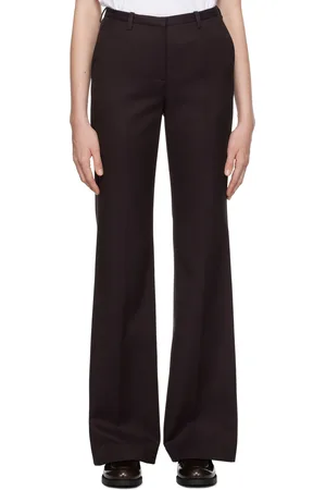The Frankie Shop Purple Lyra Flared Trousers