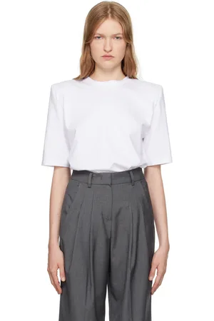 The Frankie Shop Carrington Padded Shoulder T-shirt