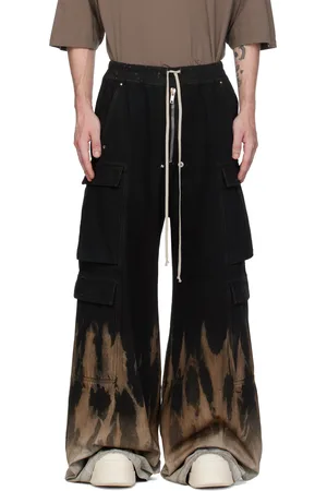 Rick Owens Black Porterville Double Jumbo Belas Cargo Pants