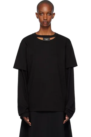 pushBUTTON Sleeve Layered Jersey T-shirt