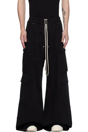 Rick Owens Black Porterville Double Jumbo Belas Cargo Pants