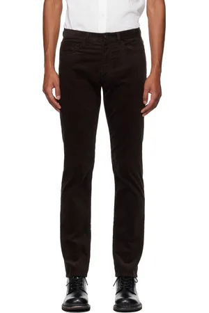 THEORY Brown Raffi 5-Pocket Trousers