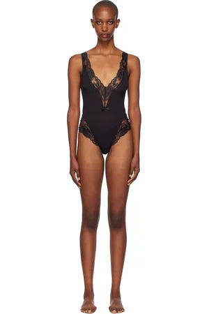Agent Provocateur Black Casia Bodysuit