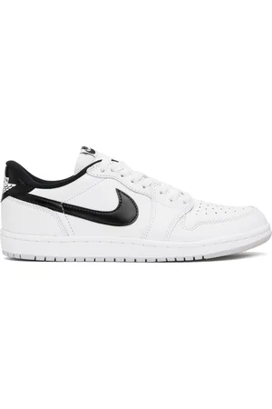 Nike White & Black Air Jordan 1 Low OG Sneakers
