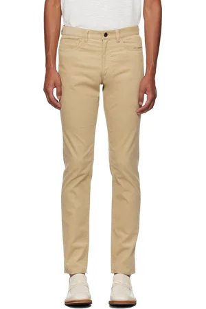THEORY Beige Raffi 5-Pocket Trousers