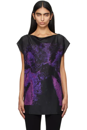 Maison Margiela Black Printed Blouse