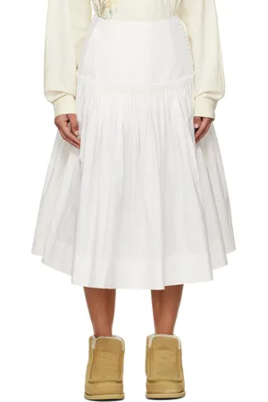 Story White Cardamine Midi Skirt
