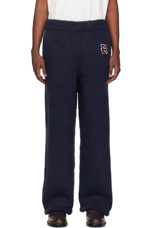 rice nine ten Hand Knitted Jersey Sweatpants