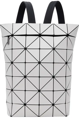 Issey Miyake Gray Blocky Backpack