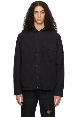 Stone Island Black Fili Quilted Jacket