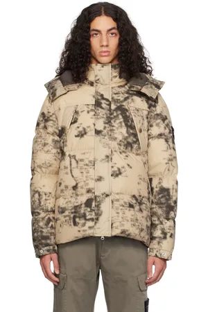 Stone Island Beige Fire Ice Down Jacket