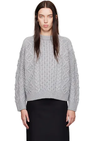 Loulou Studio Gray Secas Sweater