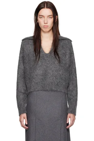 Loulou Studio Gray Ambrose Sweater