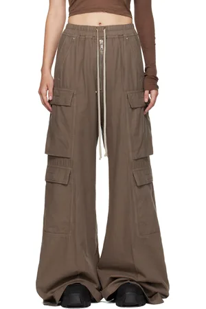 Rick Owens Gray Porterville Double Cargo Jumbo Belas Trousers