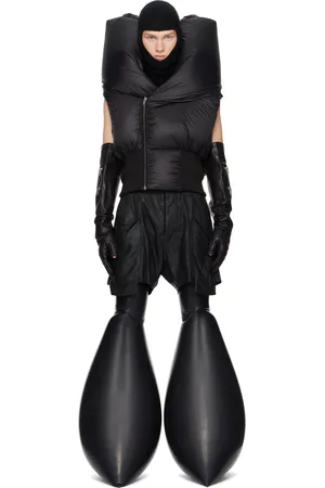 Rick Owens Black Porterville Anubis Down Vest