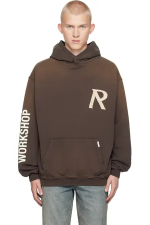Represent Brown Masking Tape Initial Hoodie