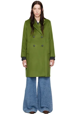 Max Mara Green Zum Coat