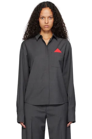 Sportmax Gray Mappa Shirt
