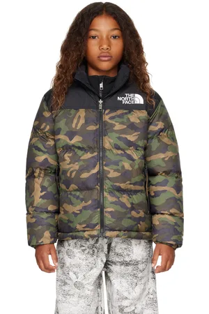 The North Face Big Kids Khaki 1996 Retro Nuptse Down Jacket