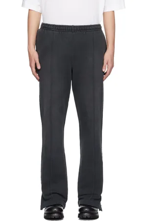 Represent Black Stepped Hem Sweatpants