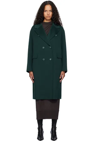 Max Mara Green Oliver Coat