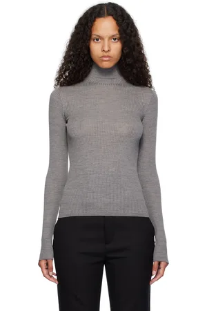 Sportmax Gray Flavia Turtleneck
