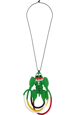 WALTER VAN BEIRENDONCK Multicolor Muscle Tube Man Necklace