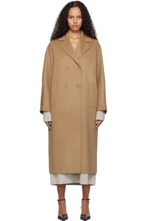 Max Mara Taupe Capi Wool Coat