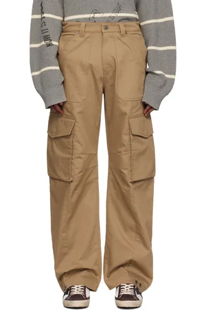 Golden Goose Beige Wide-Leg Cargo Pants