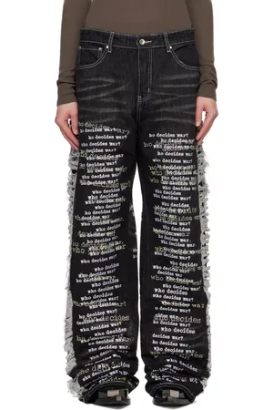 Who Decides War Black Ultra Flare Jeans