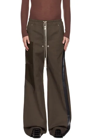 Rick Owens Brown Porterville Wide Bela Jeans