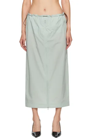 JOHANNA PARV Green Cover Midi Skirt