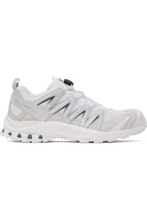 Salomon Gray & White XA Pro 3D Sneakers