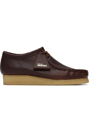 Clarks Burgundy Wallabee Derbys