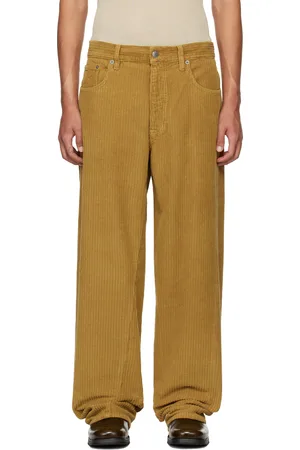 Sunflower Brown Wide Twist Cord Trousers